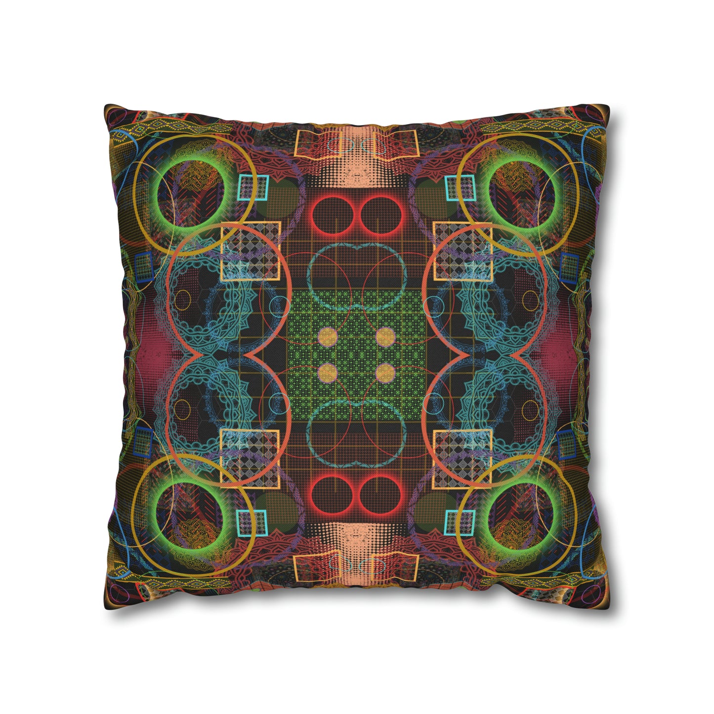 Cushion Pillow Case - No. 299 A - Multicolour Abstract