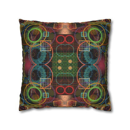 Cushion Pillow Case - No. 299 A - Multicolour Abstract