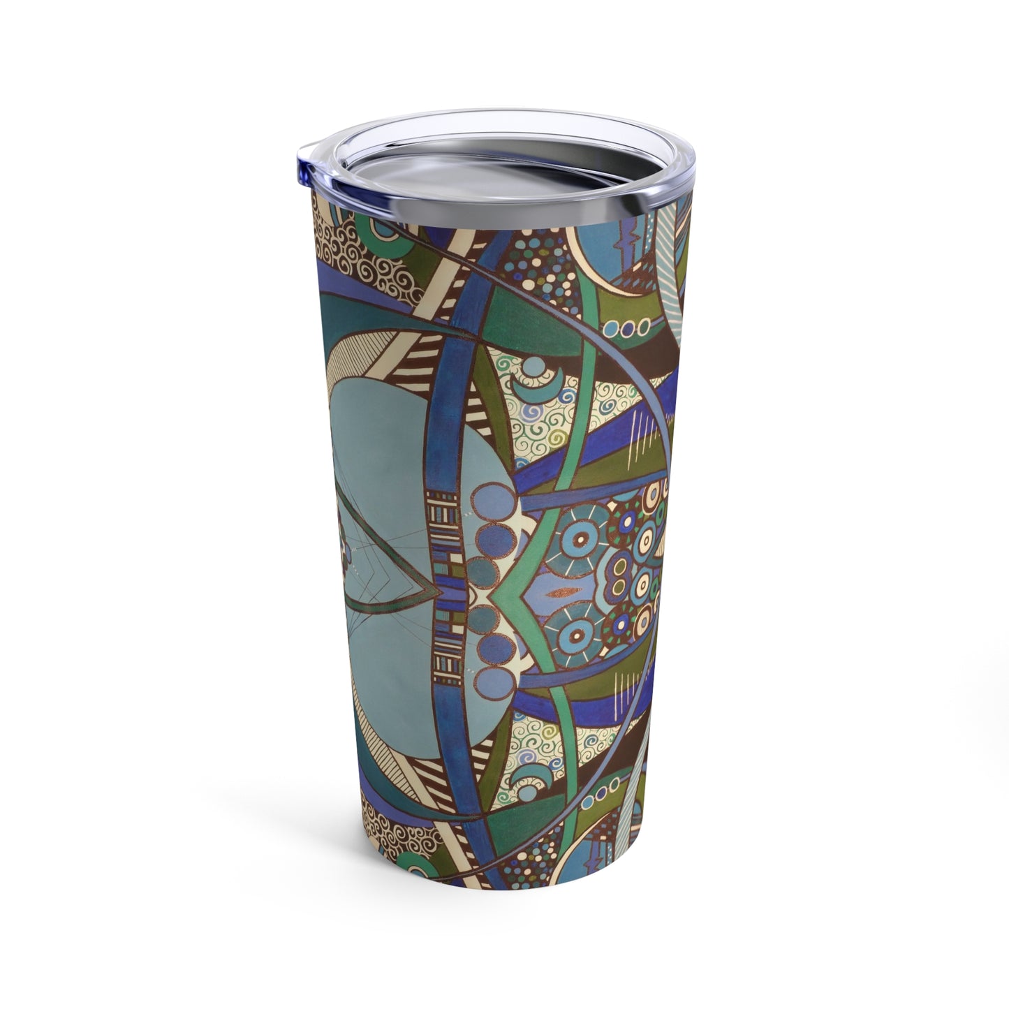 Tumbler 20oz - No. 219 - 'Crossroads' - By Irish Artist Fiona de Lacy