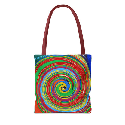 Tote Bag  - No.303 - 'Swirl Blue & Orange'