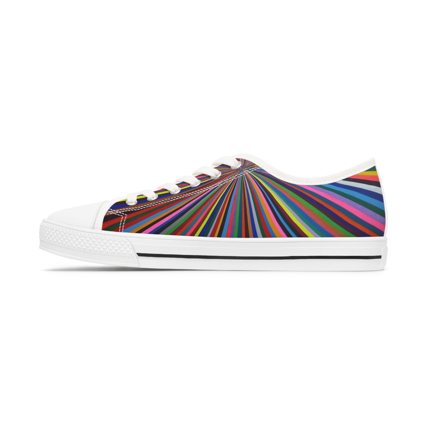 Women's Low Top Sneakers - No. 205 -  'Spectrum'  - By Irish Artist Fiona de Lacy