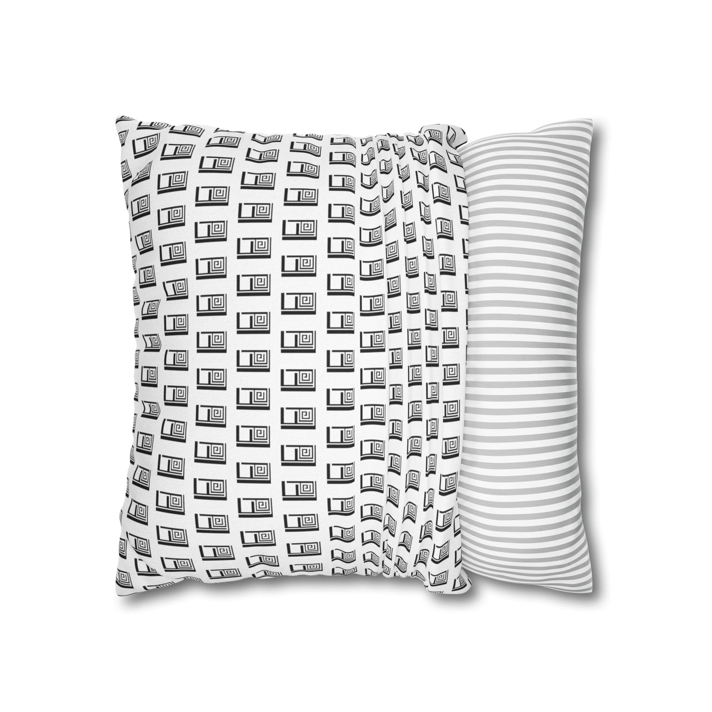 Cushion Pillow Case - No. 000WE - Logo on White