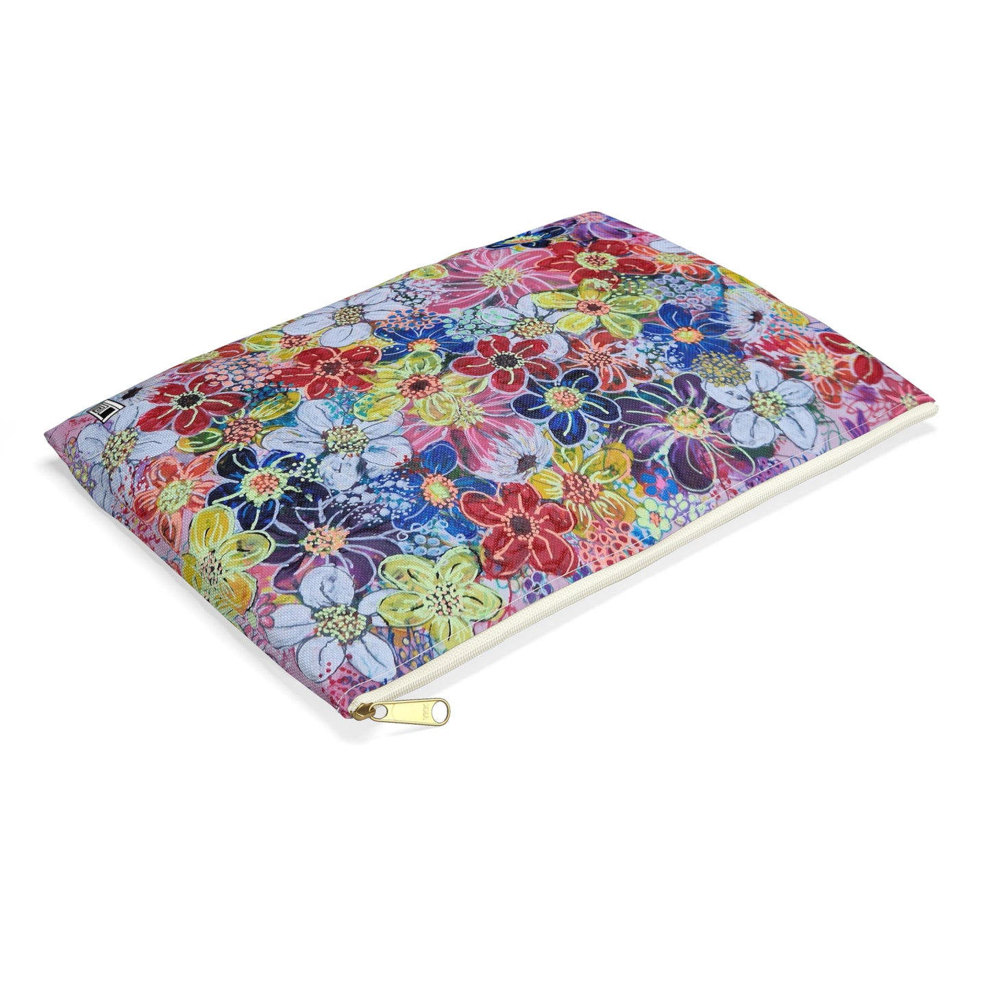 Make Up Bag - No. 241 - Flowers on Pink