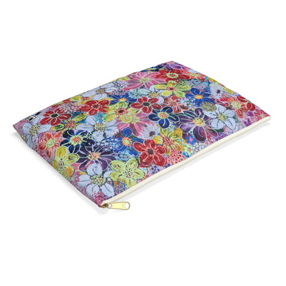 Make Up Bag - No. 241 - Flowers on Pink