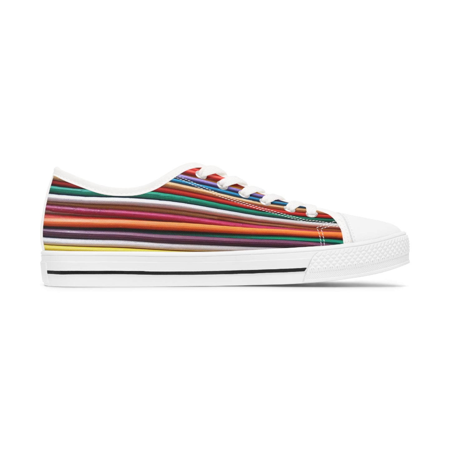 Women's Low Top Sneakers, Black Sole - No. 308 B - 'Pathways'