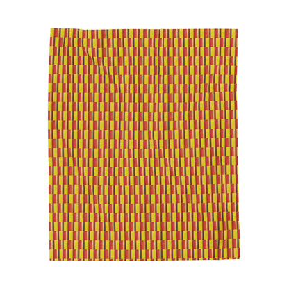 Velveteen Plush Blanket - No. 130 - 'Sunrise'