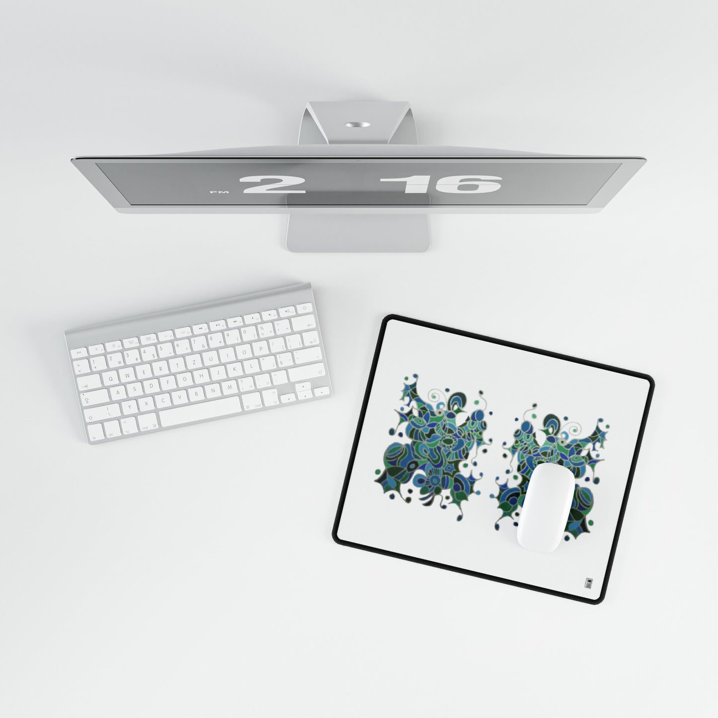 Large, Medium & Small Desk / Mouse Mat - No. 146 'Bird of Paradise'