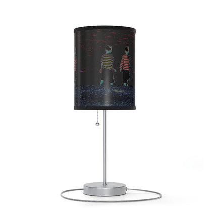 Lamp on a Stand, US|CA plug - No. 206 - 'Two Little Boys'