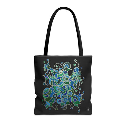 Tote Bag  - No.146 - A 'Bird of Paradise' on Black