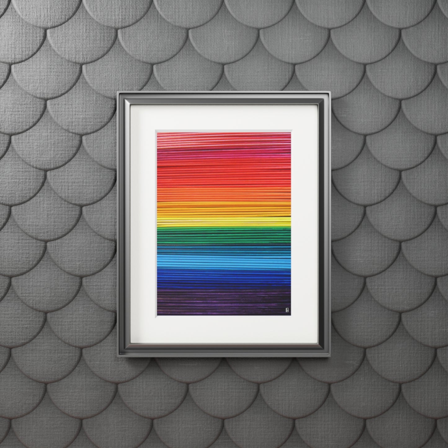 Fine Art Print (Cardboard Frame) - No. 305 - 'Pride' Rainbow