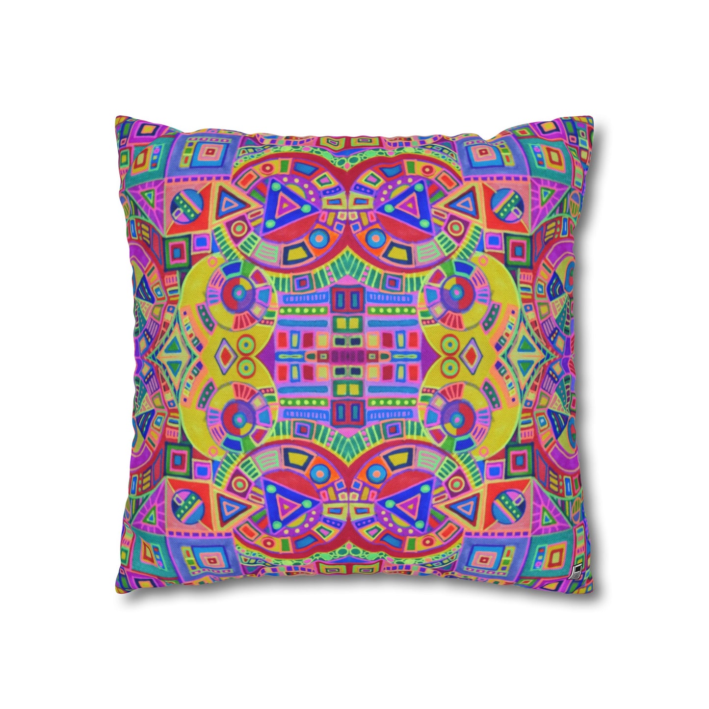 Cushion Pillow Case - No. 260 - Multicoloured Abstract