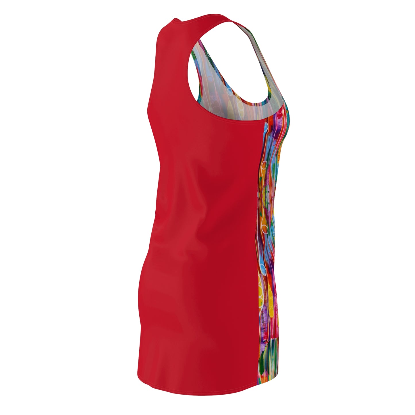 Women's Cut & Sew Racerback Dress - No. 239 - Droplets