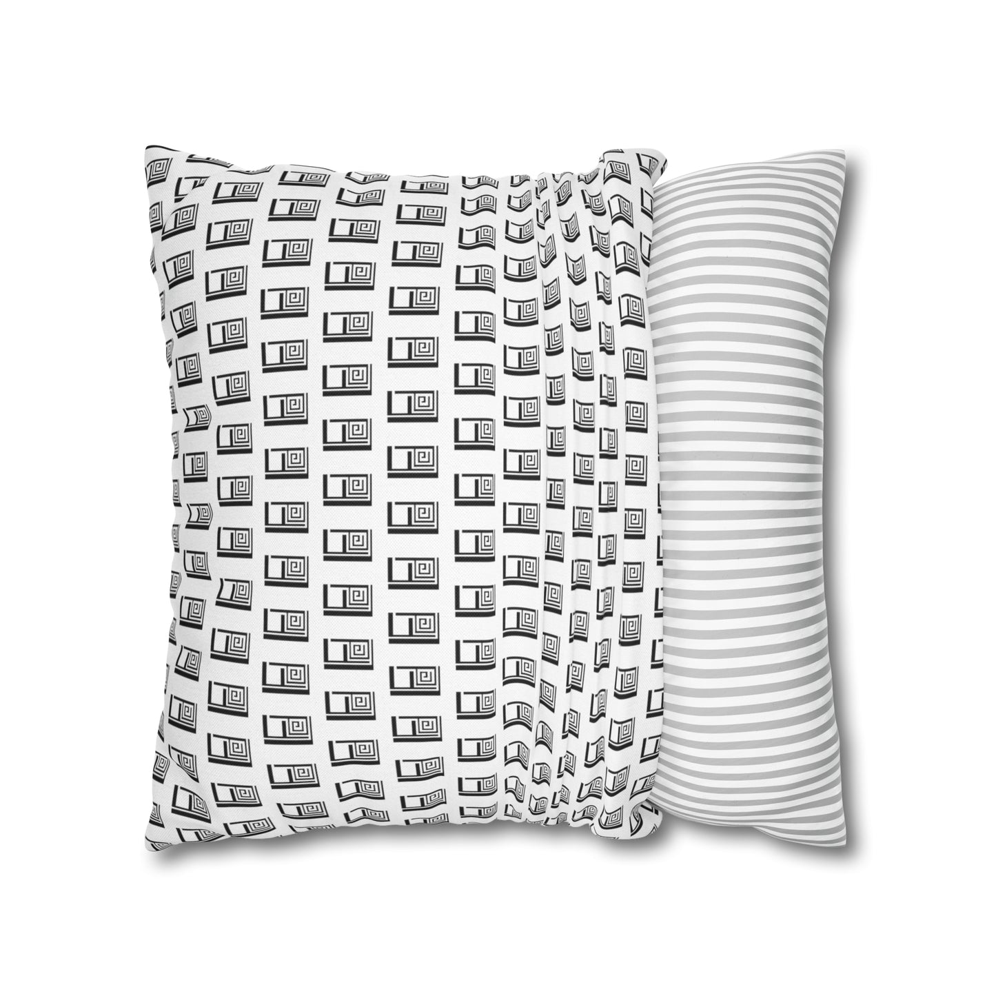 Cushion Pillow Case - No. 000WE - Logo on White