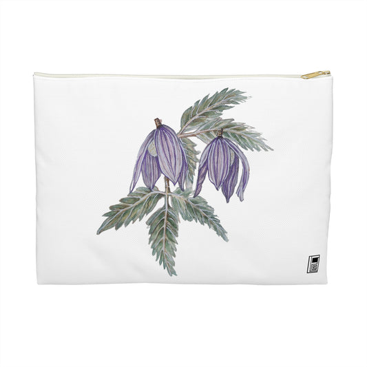 Make Up Bag - No. 270 - Two Purple Drop Flowers