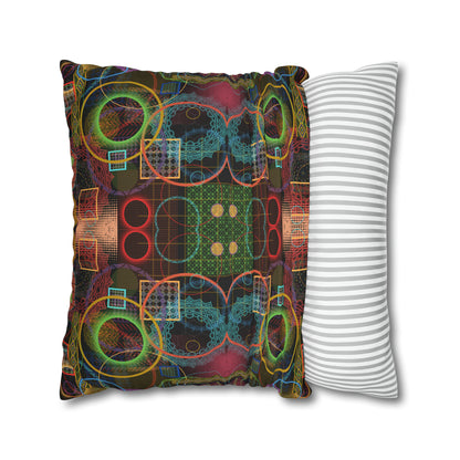 Cushion Pillow Case - No. 299 A - Multicolour Abstract