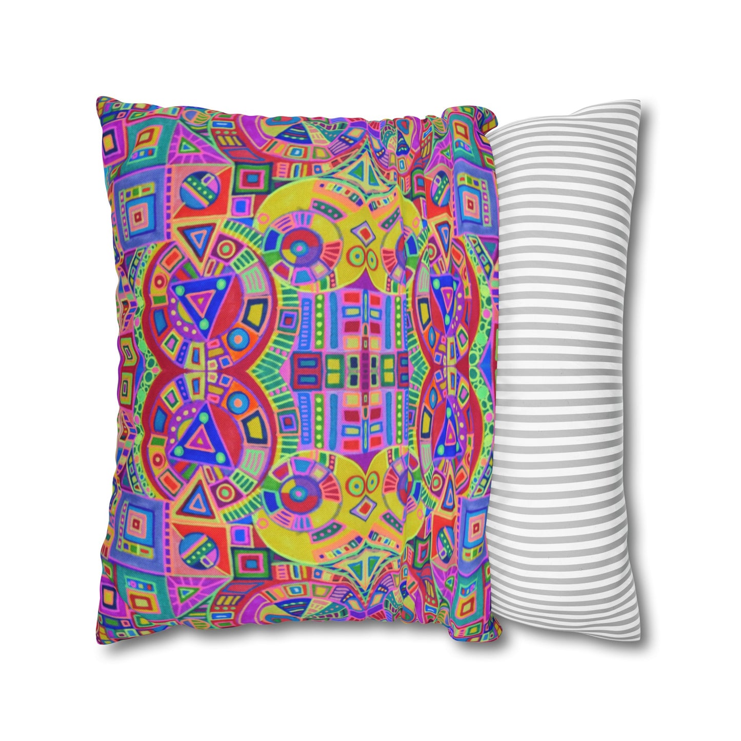 Cushion Pillow Case - No. 260 - Multicoloured Abstract