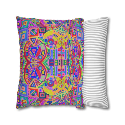 Cushion Pillow Case - No. 260 - Multicoloured Abstract