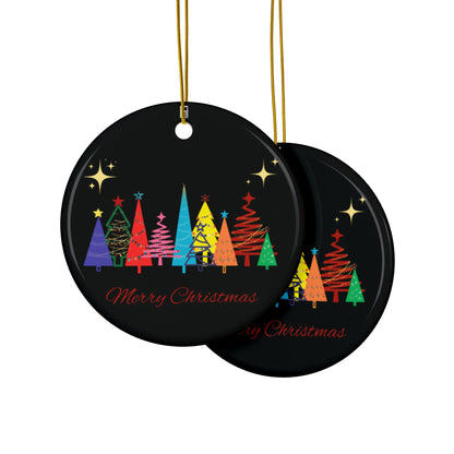 Ceramic Ornament - Merry Christmas BL