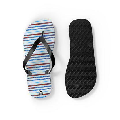 Men's Flip Flops - No. 140 - Thin Blue Line