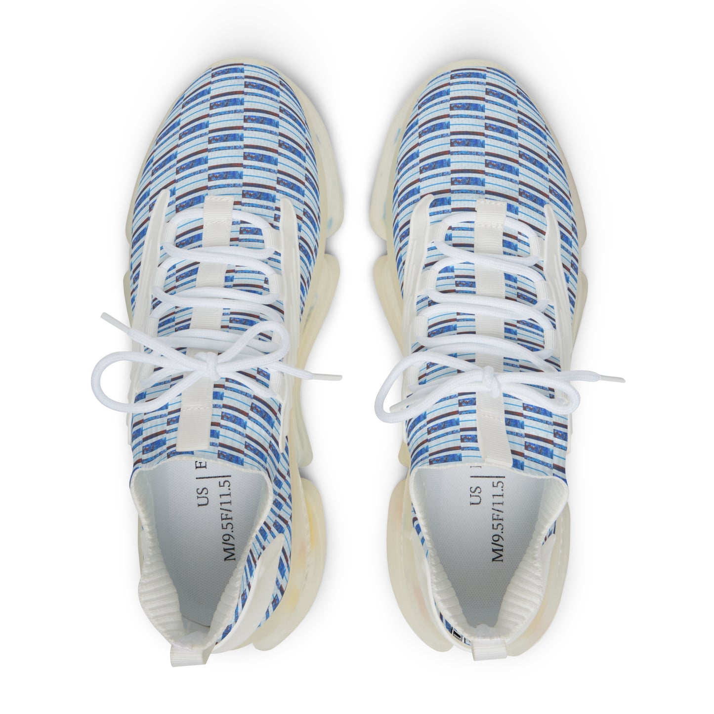 Men's Mesh Sneakers - No. 140 - Thin Blue Line 2