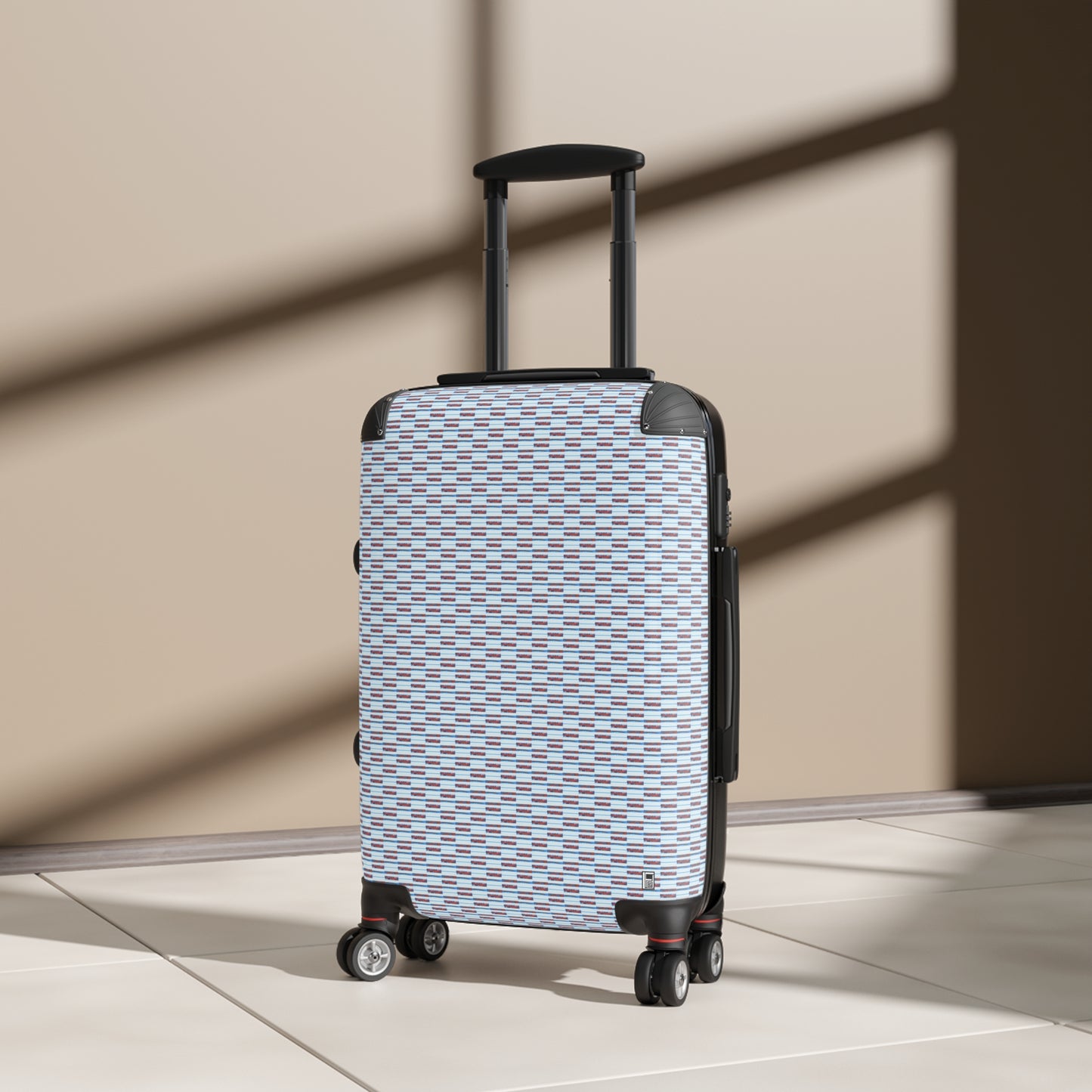 Stylish Suitcase - No. 140 - Thin Blue Line