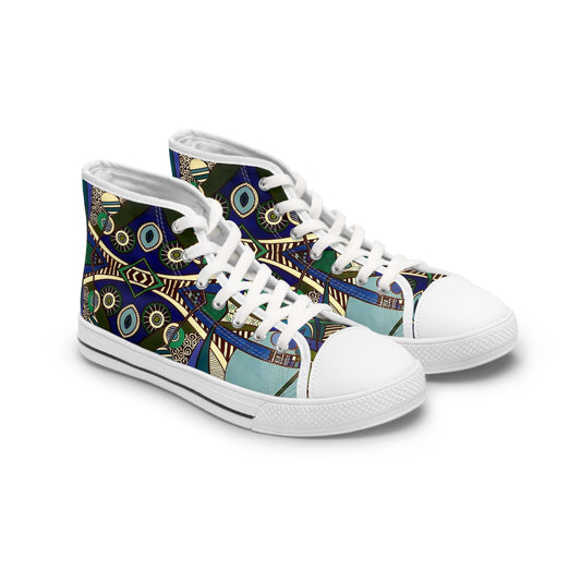 Women's High Top Sneakers, No. 219 - Crossroads