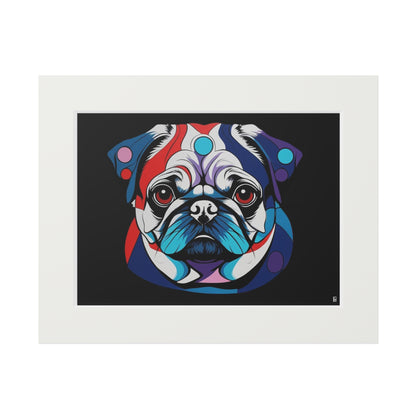 Fine Art Print (Cardboard Frame) - Pug