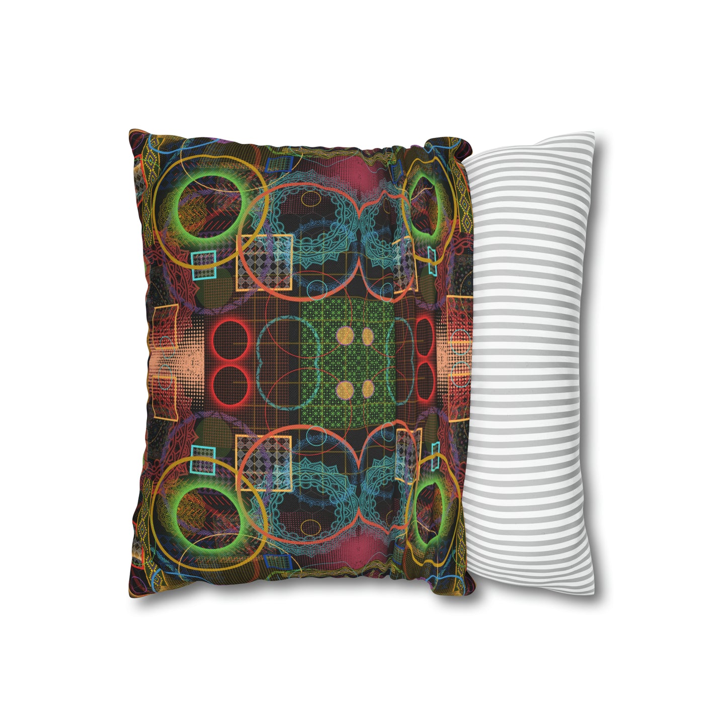 Cushion Pillow Case - No. 299 A - Multicolour Abstract