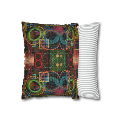 Cushion Pillow Case - No. 299 A - Multicolour Abstract