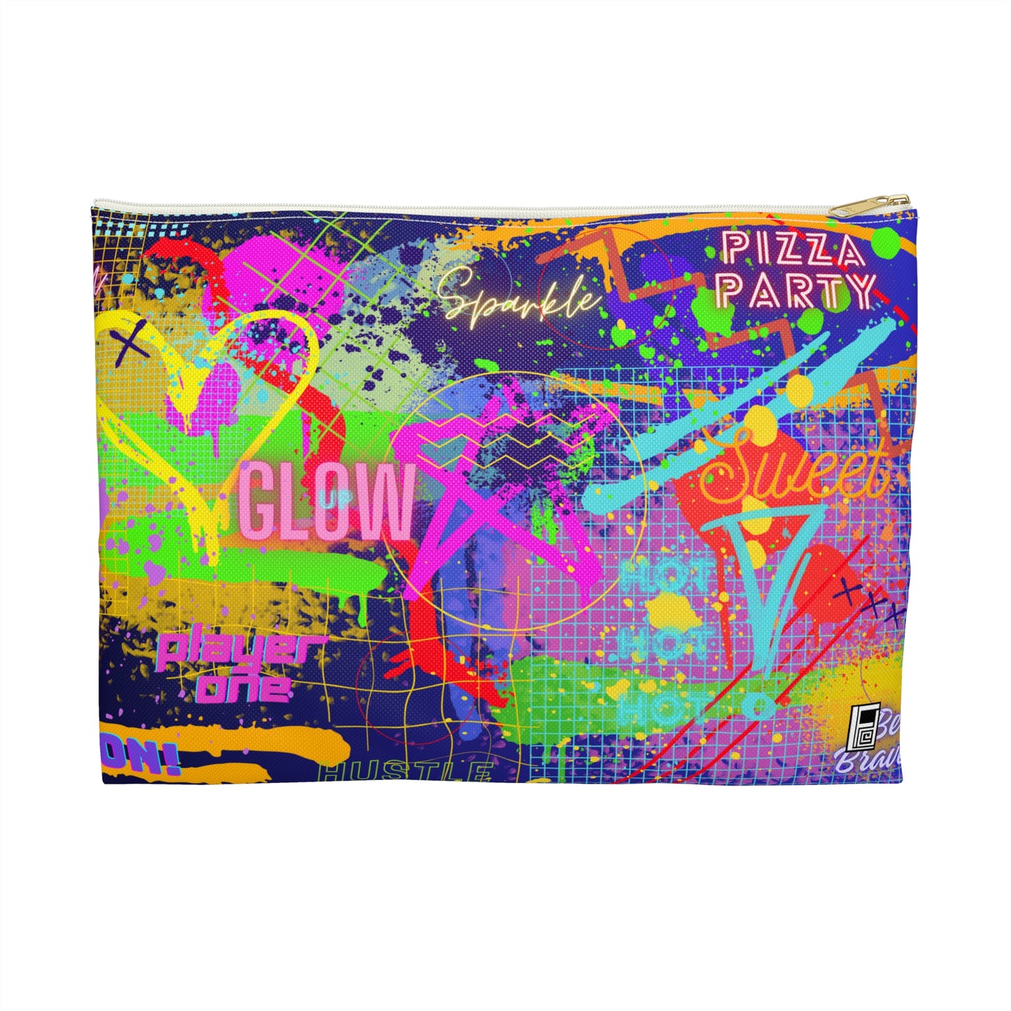 Make Up Bag - No. 232 - Pizza Party Graffiti