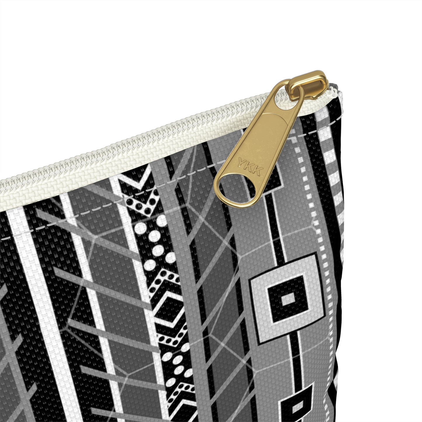 Make Up Bag - No. 298 - Black & White Stripe