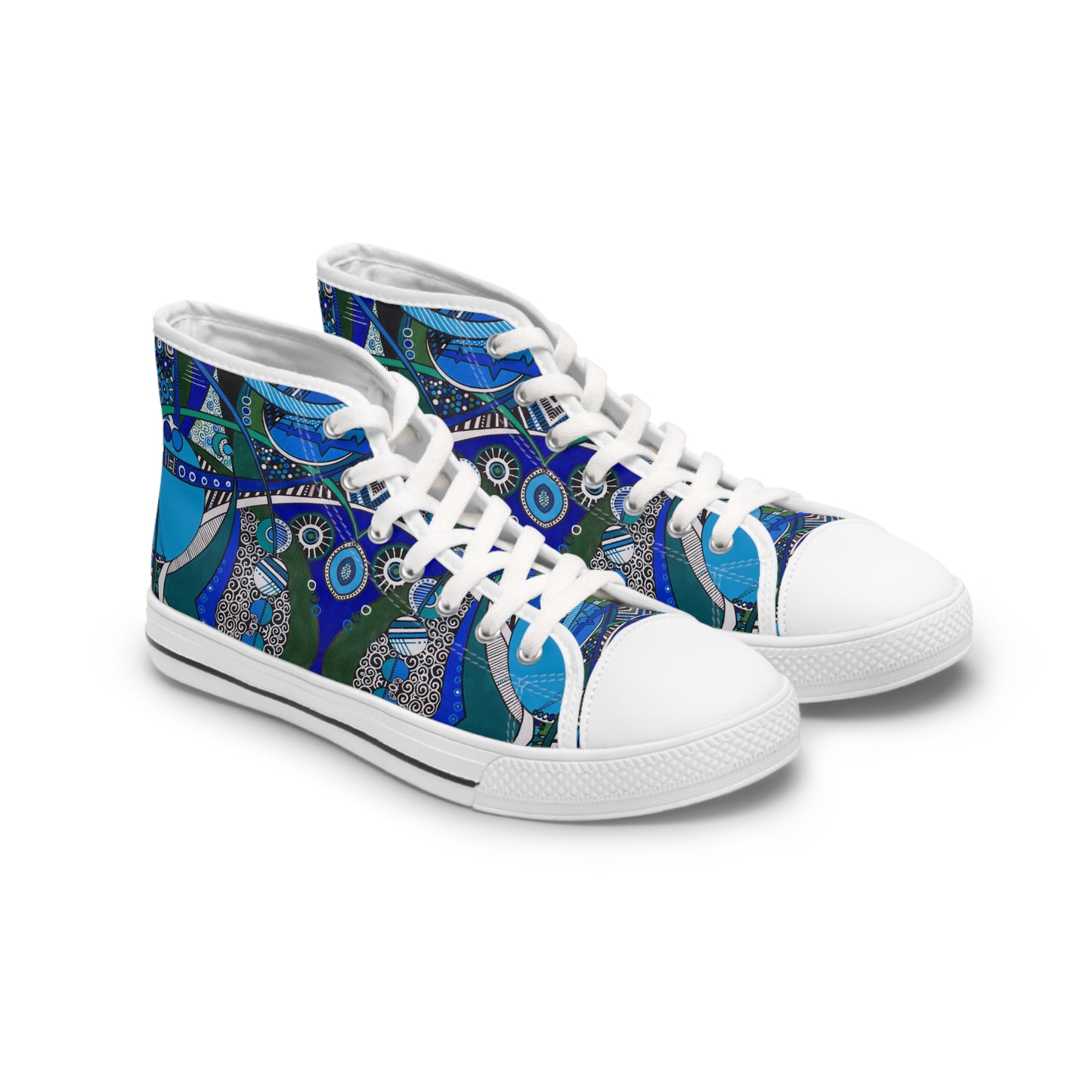 Women's High Top Sneakers - No. 219 'Crossroads'