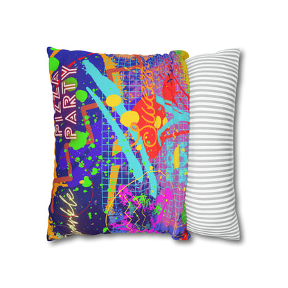 Cushion Pillow Case - No. 232 - 'Pizza Party'