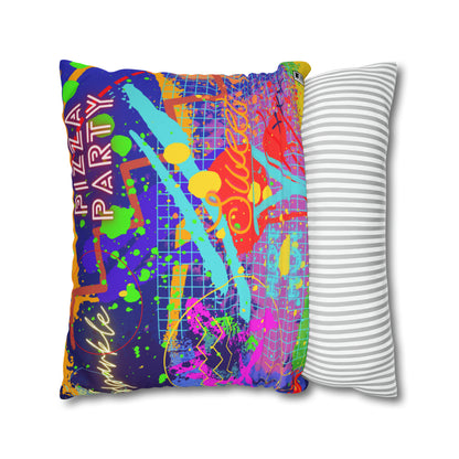 Cushion Pillow Case - No. 232 - 'Pizza Party'