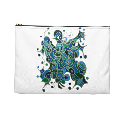 Make Up Bag - No. 219 - Bird of Paradise on White