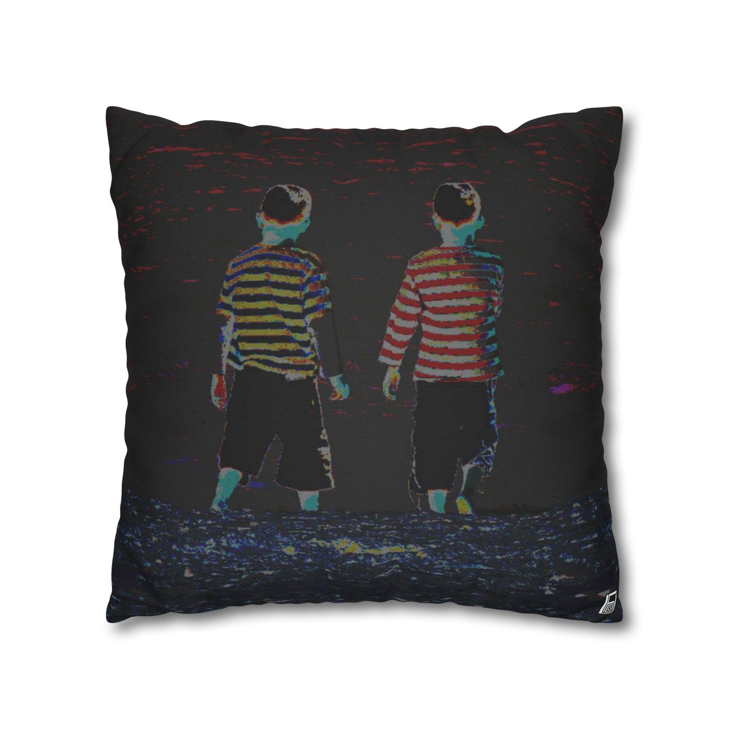 Cushion Pillow Case - No. 206 - 'Two Little Boys'