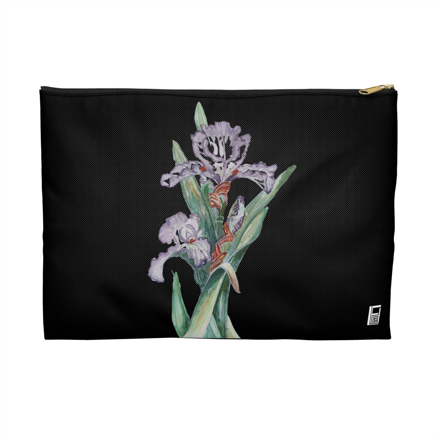 Make Up Bag - No. 272 - Purple Orchid Flower