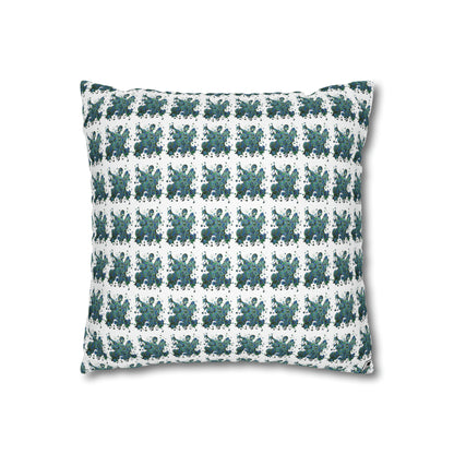 Cushion Pillow Case - No. 146 -  'Bird of Paradise' on White