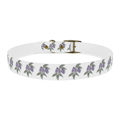 Dog Collar - No. 270 - Purple Drop Flowers