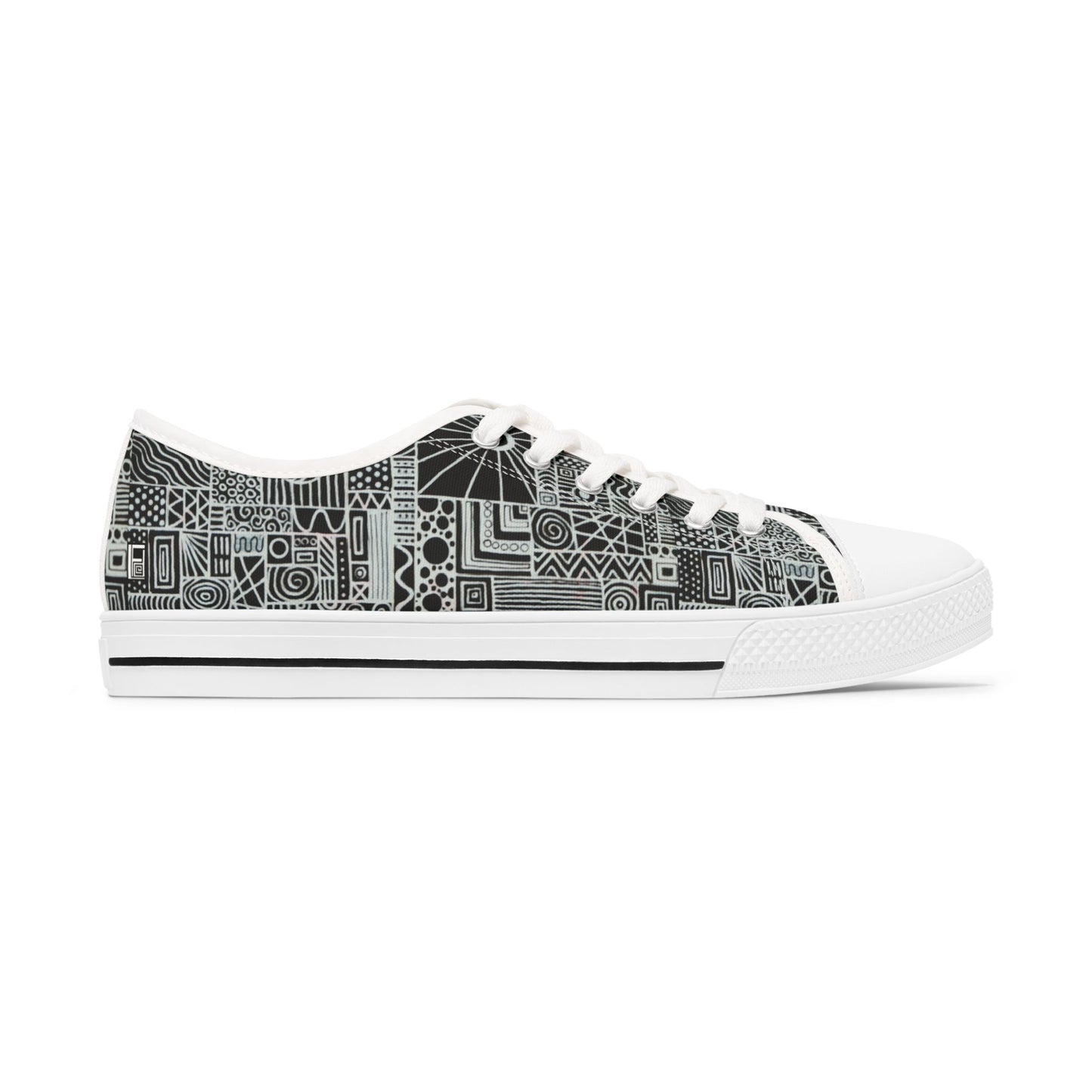 Women's Low Top Sneakers, Black Sole - No. 252