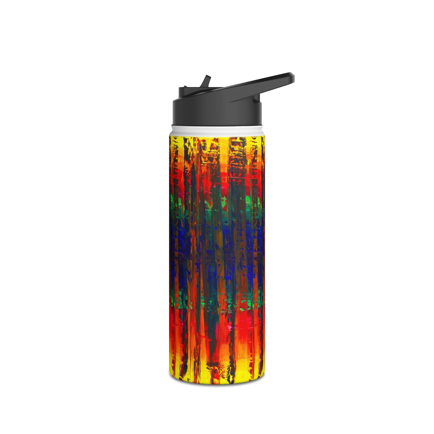 Stainless Steel Water Bottle - No. 138 - Rainbow