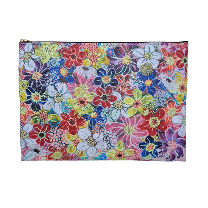Make Up Bag - No. 241 - Flowers on Pink