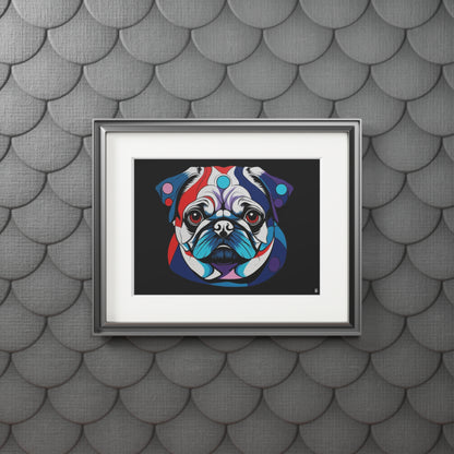 Fine Art Print (Cardboard Frame) - Pug