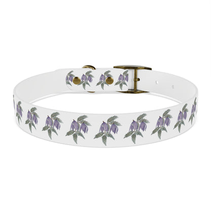 Dog Collar - No. 270 - Purple Drop Flowers