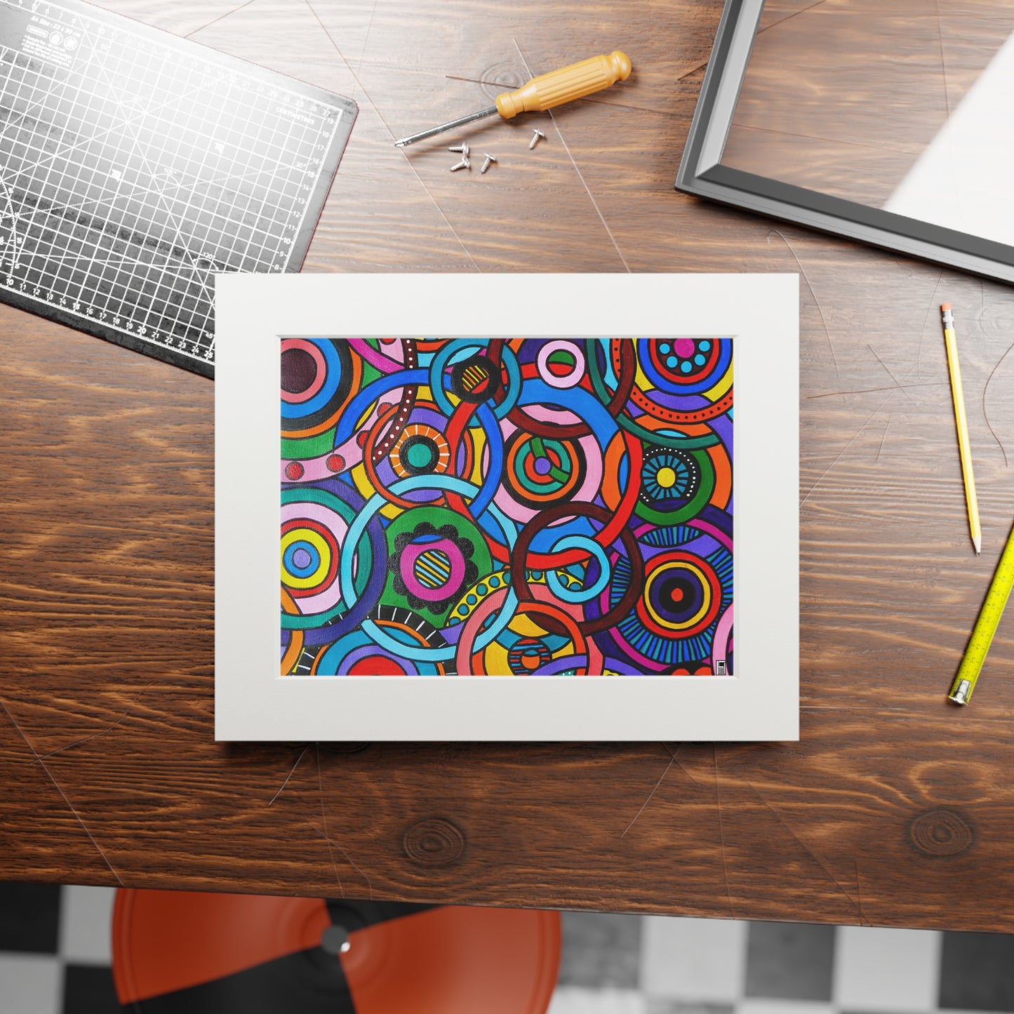 Fine Art Giclee Print (Cardboard Frame) - No. 221 - Interlinked