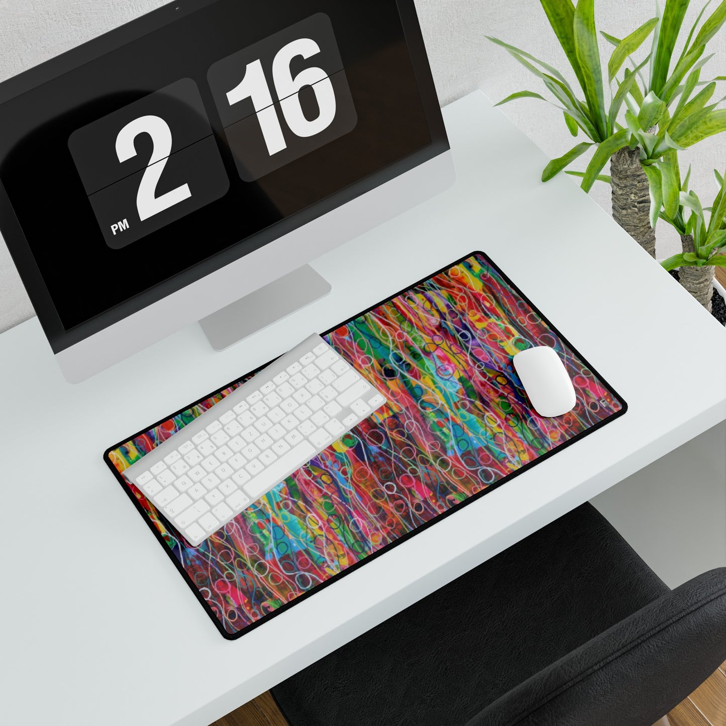 Large, Medium & Small Desk / Mouse Mat - No. 239 'Droplets'