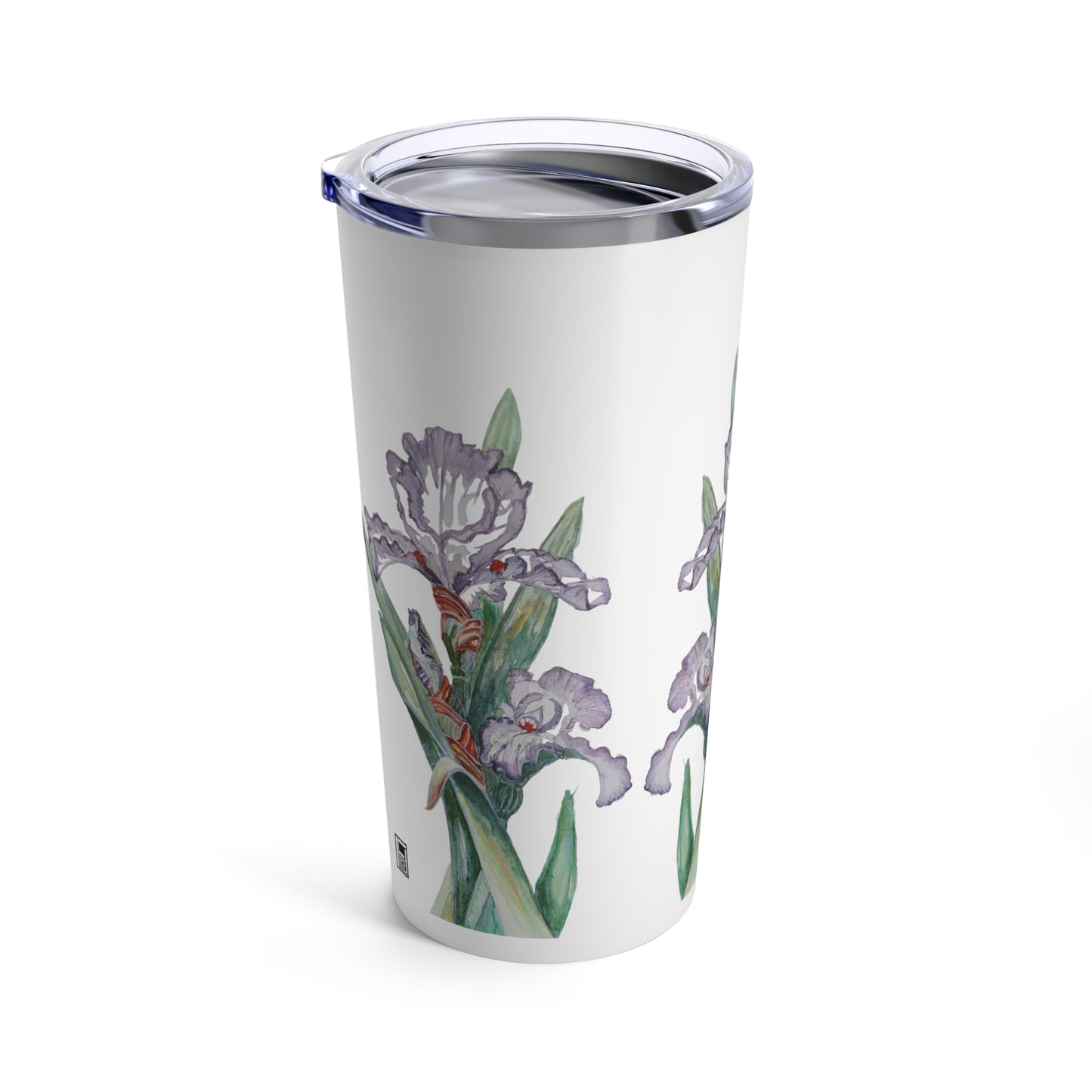 Tumbler 20oz - No.  272 Purple Orchid - By Irish Artist Fiona de Lacy