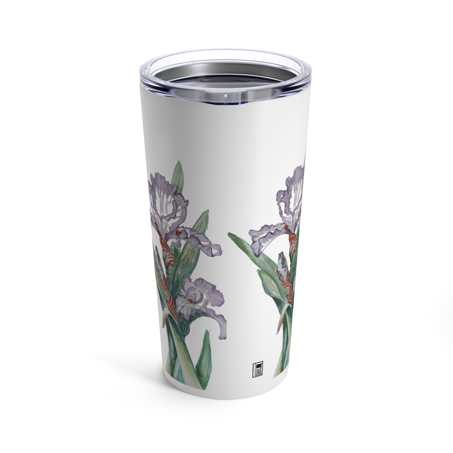 Tumbler 20oz - No.  272 Purple Orchid - By Irish Artist Fiona de Lacy