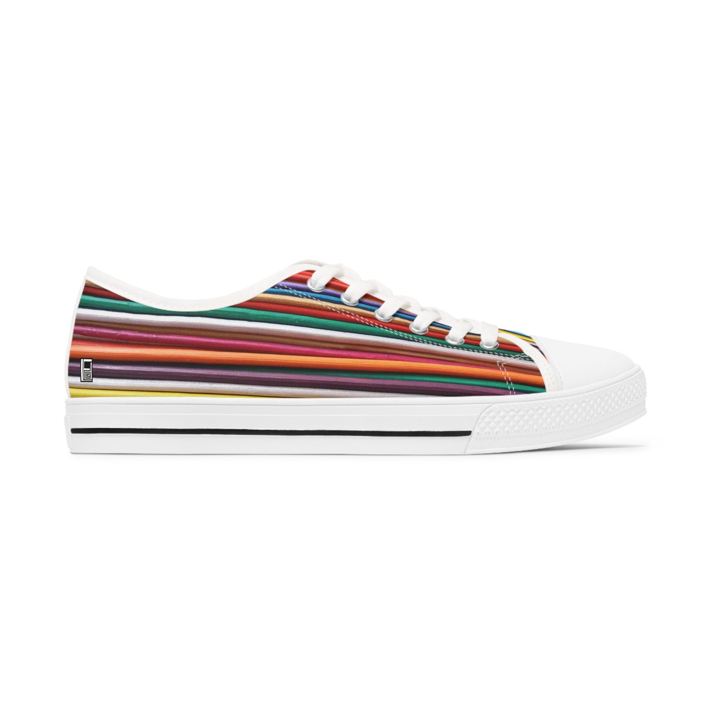 Women's Low Top Sneakers, Black Sole - No. 308 B - 'Pathways'