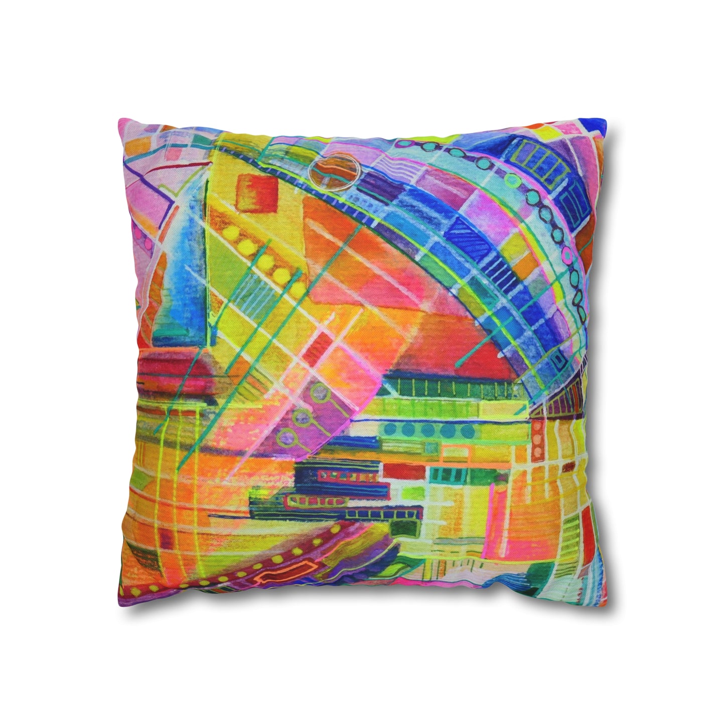 Cushion Pillow Case - No. 234 - Water Colour Abstract